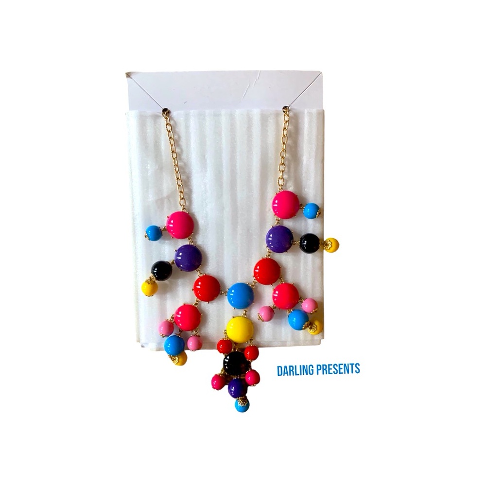IMAN Acrylic Bubblegum Babble Necklace Women Color Multi